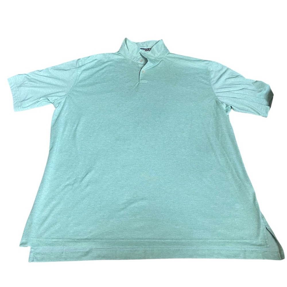 Peter Millar Summer Comfort Golf Polo Shirt 2XL SeanGreen Logo Performance